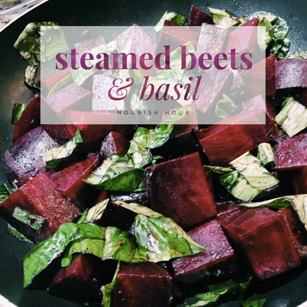 recipe - beets and basil